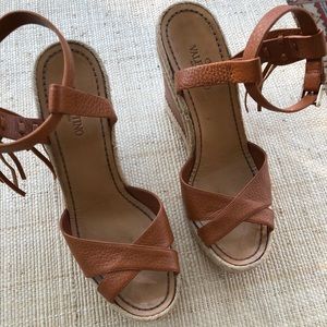Valentino Fringe Wedges